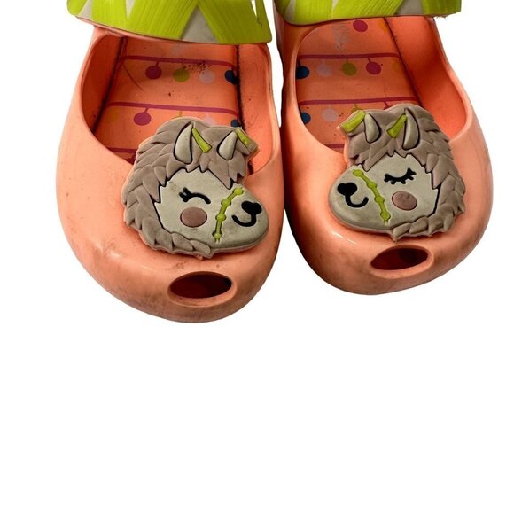 Mini Melissa Ultragirl Alpaca Me Orange Size 8 - Picture 2 of 7